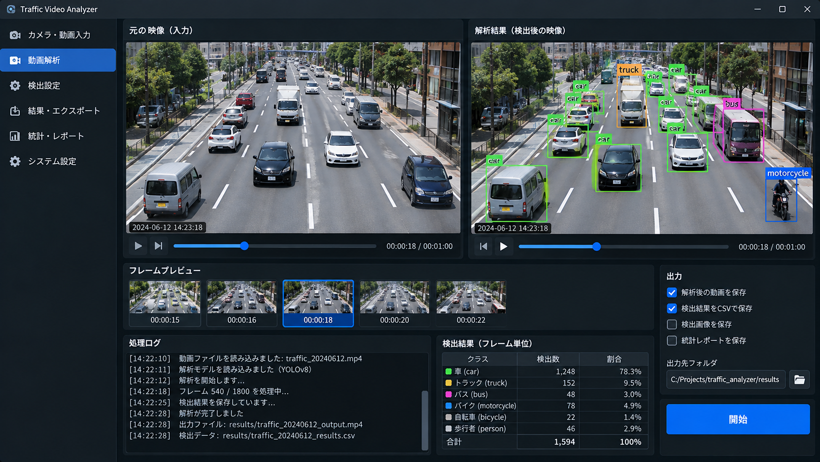 Pythonによる動画解析・物体検出自動化システム開発